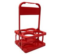 Milk Bottle Holder: Foldable Wine Rack Holder, Multiple Bottle Organizer, Durable Basket Cup Holder | Portable Drink Rack for Gym, Workout, School,