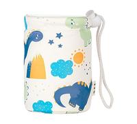 Milk Bottle Sleeve Cover,PU Leather Water Milk Bottle Warm Sleeve Cover - Craftsmanship Consistent Milks Warmth, Boys Girls Feeding Drinking Cup Heat Preservation Wrap for Home, Outing