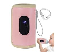 Milk Bottle Warmer, Fast Milk Warmer with LCD Display, Precise Temperature Control, Memory Function for Breast Milk and Preparations for Home and Travel
