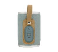 Milk Bottle Warmer, Portable USB Fast and Accurate Heating Baby Bottle Warmer,35°C-65°C, Adjustable Temperature and Automatic Insulation with Display, Milk Heat Keeper for Outdoor Car Travel