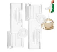 Milk Box Clip | 2-Piece Paper Cartons Juice Box Sealing Clip | Reusable Liquid Packaging Sealer for Food Bag Coffee Beans Pantry Refrigerator Snacks Drink