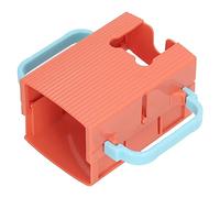 Milk Box Filler Holder Bright Light 2 Handles Outdoor Dual Use Baby Food Bag Holder (Orange)