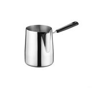 Milk Butter Warmer Pot, Stainless Steel Coffee Pot, Stove Top Tea Maker, Chocolate Melting Pan, Milk Pots for Sauce Heating(350ML)