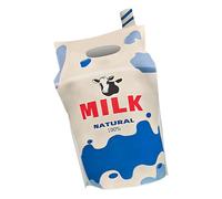 Milk Carton Suit Outfit - Humorous Novel Clothing Set | Stage Theatre Parade Convention Studio Shooting Comedy Festival Photo Shoot Birthday Social Media H