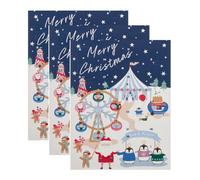 Milk Chocolate Advent Calendar 40g x Pack of 3 - Winter Fair - Eat Your Way Through December With This Christmas Advent Calendar - Includes 24 Delicious Milk Chocolates