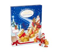 Milk Chocolate Advent Calendars 2025 | Gold Reindeer, Milk Santa, Napolitans, Lindor & Snowdrops | Chocolate Christmas Advent Calendar Adults Boys Girls | 160g