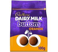 Milk Chocolate Bags 100g Range - Sharing Size Chocolate Pouch - Party Treats & Everyday Snacking 2026 (Cadbury Dairy Milk Chocolate Orange Buttons 100G)