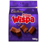 Milk Chocolate Bags 100g Range - Sharing Size Chocolate Pouch - Party Treats & Everyday Snacking (Cadbury Bitsa Wispa Chocolate Bag 100G)