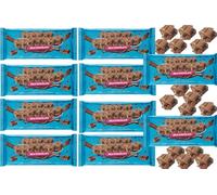 Milk Chocolate Bars - 60g - Classic Milk, Crunch with Puffed Rice, Almond Chunks & Peanut Butter Flavors - Mbst (10 x Pack, Milk Chocolate)