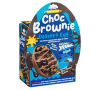 Milk Chocolate Brownie Easter Egg 110g - Treat Yourself Or Someone Special - Includes: Milk Chocolate Flavour Egg Half, Brownie Mix, Milk Chocolate Flavour Buttons, Cookies And Cream Flavour Cookies
