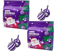 Milk Chocolate Bundle With Dairy Milk Christmas Tree Baubles Decorations 72g (2 Pack)