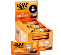 Milk Chocolate Butter Cups by LoveRaw (18x24g) • Vegan • Plant Based Milk Choc Butter Cups • No Palm Oil • Vegan & Gluten-Free Chocolate Cups • Love Raw Chocolates