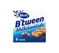 Milk Chocolate Cerealbar | Hero | B'tween Grain bar Milk Chocolate 6 x 25g | Total Weight 150 Grams