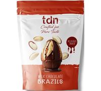 Milk Chocolate Coated Covered BRAZIL NUTS, Premium Quality, Free PP - TDN (125 g)
