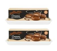 Milk Chocolate Cocoa Biscuits with Irish Cream Flavour Filling 28g - Indulgent Sweet Snack Box for Festivals, Christmas, Parties, Tea Time, Everyday Treats & Gifting - Rich Creamy Flavour (2 Packs)