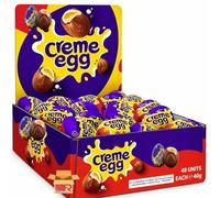 Milk Chocolate Creme Eggs 40g (Pack of 48) - Bulk Easter Chocolate Eggs with Gooey Fondant Centre, Individually Wrapped Treats for Egg Hunts, Gifts & Sharing By red Rainbow