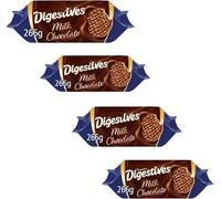 Milk Chocolate Digestive Biscuits 266g (4 Pack) | By NAEM
