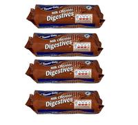 Milk Chocolate Digestives 300 g. (pack of 4.,total 1200 gram)