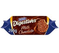 Milk Chocolate Digestives Biscuits 266g (Pack Of 12) "A symphony of flavors" Tasty And Twisty Gift Hamper For Birthday,Christmas,Easter,New Year
