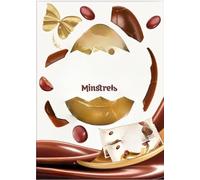 Milk Chocolate Easter Egg 162g (Pack of 2) "Taste The Sweetness In Every Bite" Twisty Treat, Special For Easter Christmas,Birthday