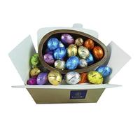 Milk Chocolate Easter Egg with 20 Assorted Leonidas Mini Eggs, Luxury Solid Belgian Chocolate, Assorted Flavours (344g) Item Name (aka Title)