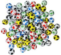Milk Chocolate Footballs - 1kg Foil Wrapped Chocolate Fooball Sweets - Father's Day - Football Party's - Approx 220 Chocolates Per Bag
