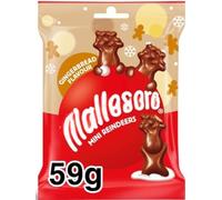 Milk Chocolate Gingerbread Mini Reindeers 59g (Pack of 6) "Serving up some sweet happiness" Special For Easter Christmas,Birthday