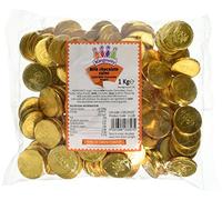 Milk Chocolate Gold Pirate Coins 1 Kilogram Bag (Approx 135 coins)