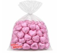Milk Chocolate Hearts Bag Bulk 80Pcs Multipack | Individually Wrapped Heart Shaped Chocolates for Valentine’s Day, Gifts & Sharing