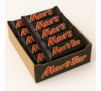 Milk Chocolate MARZ Caramel Nougat Bars - 24 Count Bulk Pack - Individually Wrapped Candy Bars for Parties, Snacks, Office & On-the-Go Treats, Christmas Pack, Ideal for Chocolate Lovers, Birthday Gift