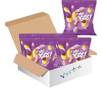 Milk Chocolate Mini Eggs 80g - Smooth Milk Chocolate in a Crisp Sugar Shell | Easter, Chocolate Candy for Egg Hunts, Sharing & Gifting -Popt (10 x Pack)