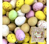 Milk Chocolate Mini Eggs Perfect For Easter Egg Hunts |Solid Milk Chocolate Mini Eggs in a Crisp Sugar Shell. Great for Easter Gifts, Chocolate Hamper or Easter Cake Decoration (0.5Kg)