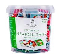 Milk Chocolate Neapolitans 750g (Approx 150pcs) for Xmas eve Christmas Sweets in Bulk Cheap Stocking Fillers Individually Wrapped Sweets Tub for Party Bags or Birthday Party Favor (Festival Fun)