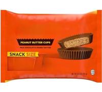 Milk Chocolate Peanut Butter Cups Snack Size Multipack 297g (Pack of 2) "Chocolate is happiness you can eat" Twisty Treat Gift Hamper For Birthday,Christmas,Easter,New Year