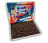 Milk Chocolate Peanuts Fathers Day Sweets Gift Box Hamper (RETRO FATHERS DAY FRONT)