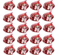 Milk Chocolate Santa Figures with Creamy Filling, 80g - Festive Holiday Treat & Stocking Stuffer - Bnd (20 x Net)