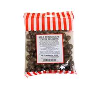 Milk Chocolate Toffee Delights | 180g Bag | Smooth Milk Chocolate with a Soft Toffee Centre | Classic Confectionery