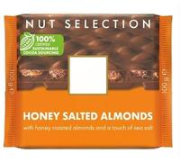 Milk Chocolate - With Honey Salt Almonds Chocolate Bar 11 x 100G "A balanced diet is a chocolate in each hand" Gift Hamper For Birthday,Christmas,Easter,New Year