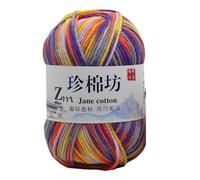 Milk Cotton Wool Yarn Tie Dye Color Thick Wool Yarn for Knitting Crochet Baby Blanket Knitting and Crochet Knit