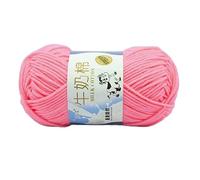 Milk Cotton Yarn Colourful Baby Crochet Yarn Soft Hand Knitting for Scarves Shawls Blankets Colourful Crochet Knitting Milk Cotton for Hat Scarves Blanket