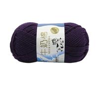 Milk Cotton Yarn Colourful Baby Crochet Yarn Soft Hand Knitting for Scarves Shawls Blankets Colourful Crochet Knitting Milk Cotton for Hat Scarves Blanket