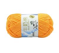 Milk Cotton Yarn Colourful Baby Crochet Yarn Soft Hand Knitting for Scarves Shawls Blankets Colourful Crochet Knitting Milk Cotton for Hat Scarves Blanket