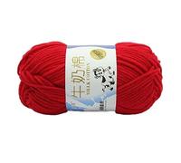 Milk Cotton Yarn Colourful Baby Crochet Yarn Soft Hand Knitting for Scarves Shawls Blankets Hand Knitting Colourful Crochet Milk Cotton Accessories