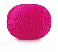 Milk Cotton Yarn for Crochet 10 * 50g Smooth Super Soft Comfortable Double Knitting Baby Wool for Baby Scarf Hat Clothing Any Handcrafts Crocheting (3 Balls,Color 31)