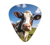 milk cow Guitar picks in thin, medium, and thick sizes, 12-piece set, suitable for electric guitar and various instruments