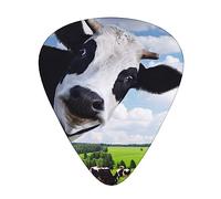 Milk Cow Pasture Meadow Grassland Guitar Pick 12 Picks Fashion Personalized Bass Pick Durable Electric Guitar Plectrums Instrument Accessories