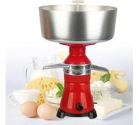 Milk Cream Centrifugal Separator Electric Descremadora De Leche 80L/H 21Gal/H Capacity Cream Maker 11000 RPM with 12L 304 Stainless Steel Bowl for Fresh Goat Cow Milk
