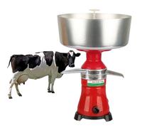 Milk Cream Separator for Goats and Cows, 80L/H Skimming Machine, 12L Metal Body, Speed Adjustable, Essential Dairy Farm Equipment