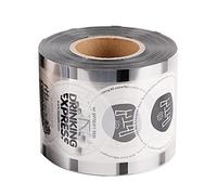 Milk Cup Sealing Film Universal Bubble Tea Cup Sealer Film for Plastic Cups, Smooth Edges, Four Different Patterns on 1 Roll, 90/95mm - 3000pcs