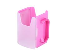 Milk Drink Holder, Drinking Bottle Cup Holder with Handle Adjustable Spillproof Telescopic Milk Carton Stand for Kid Child Kitchen Tool (Red)